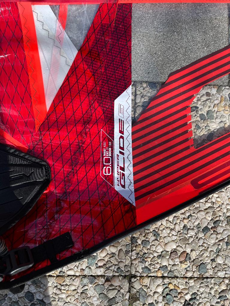 Windfoil zeilen, Watersport en Boten, Windsurfen, Ophalen of Verzenden, Zo goed als nieuw, Zeil