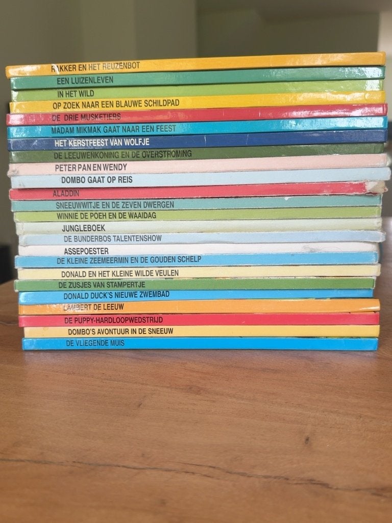 24 Disney lees- en voorleesboekjes, 5 of 6 jaar, Jongen of Meisje, Walt Disney, Voorleesboek