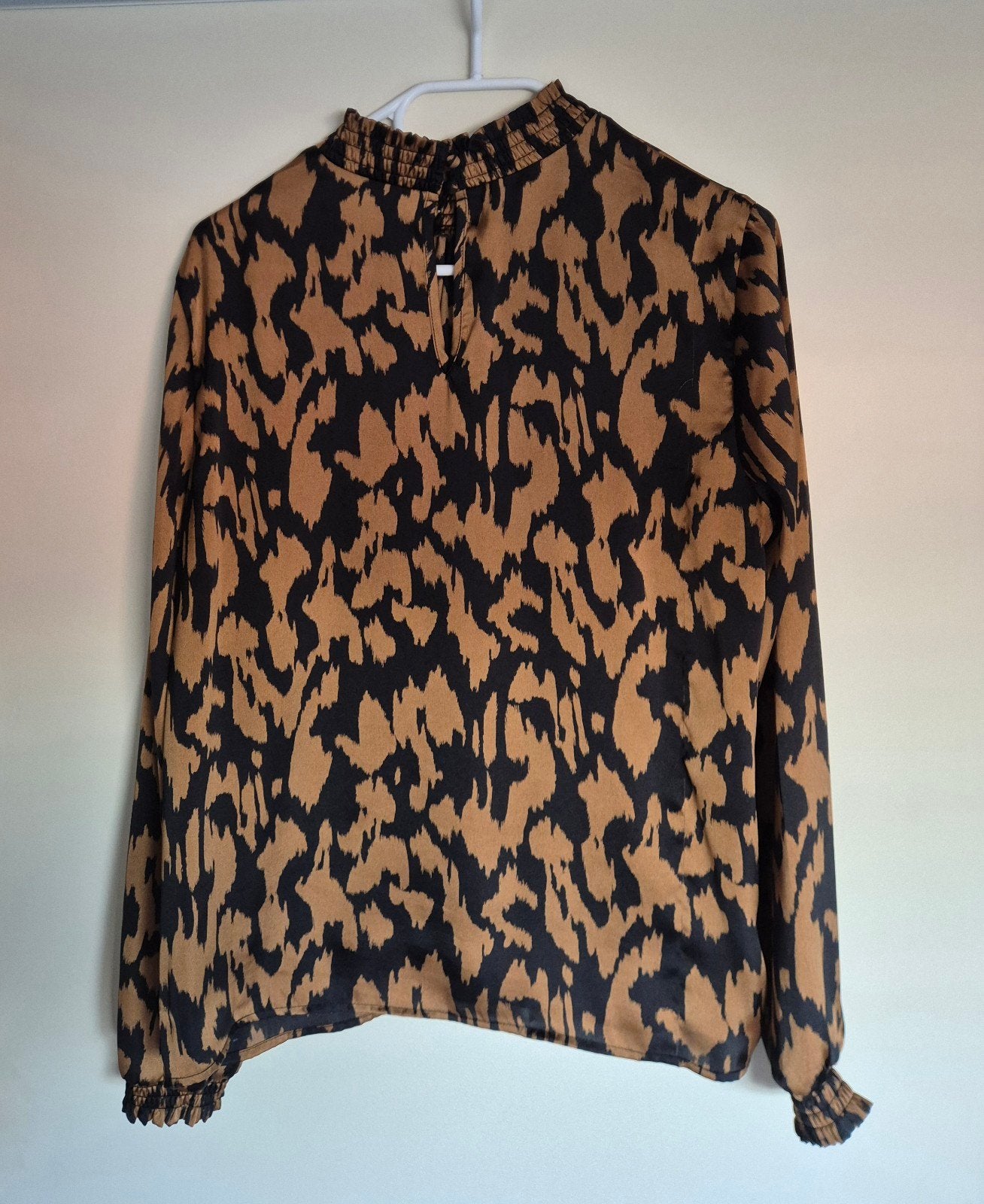 Vila Tuniek Maat 38 - Stijlvolle Blouse met Print, Maat 38/40 (M), Bruin, Vila, Ophalen of Verzenden