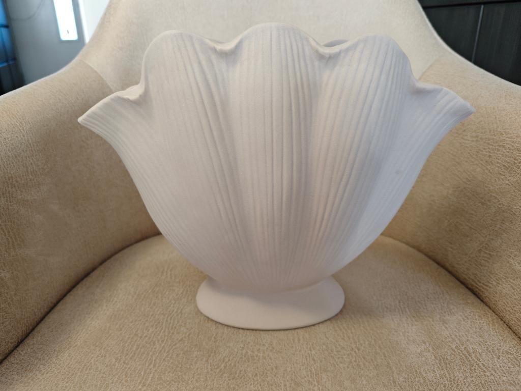 Tide Vase - Schelpvormige vase, Huis en Inrichting, Woonaccessoires | Vazen, Overige kleuren, Glas, Ophalen of Verzenden