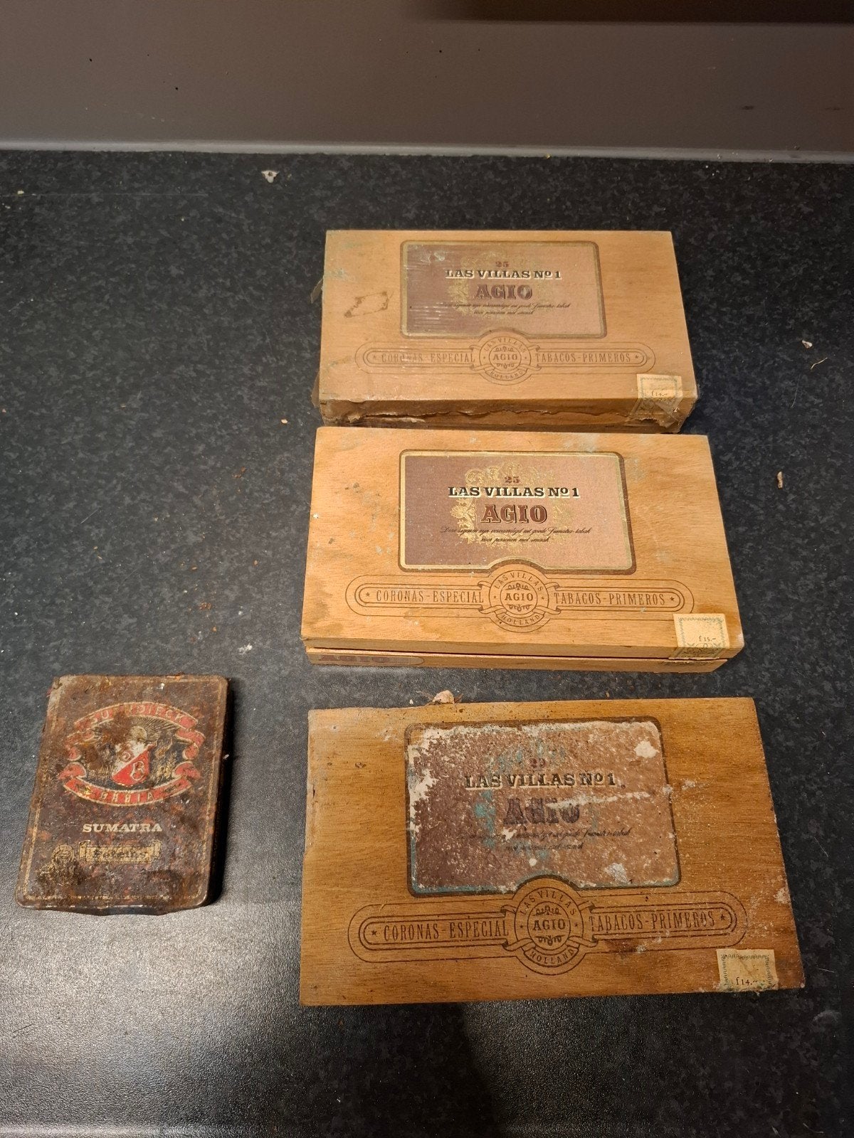 3 Dozen Agio Sigaren - Verzameling (1 ongeopend), Ophalen