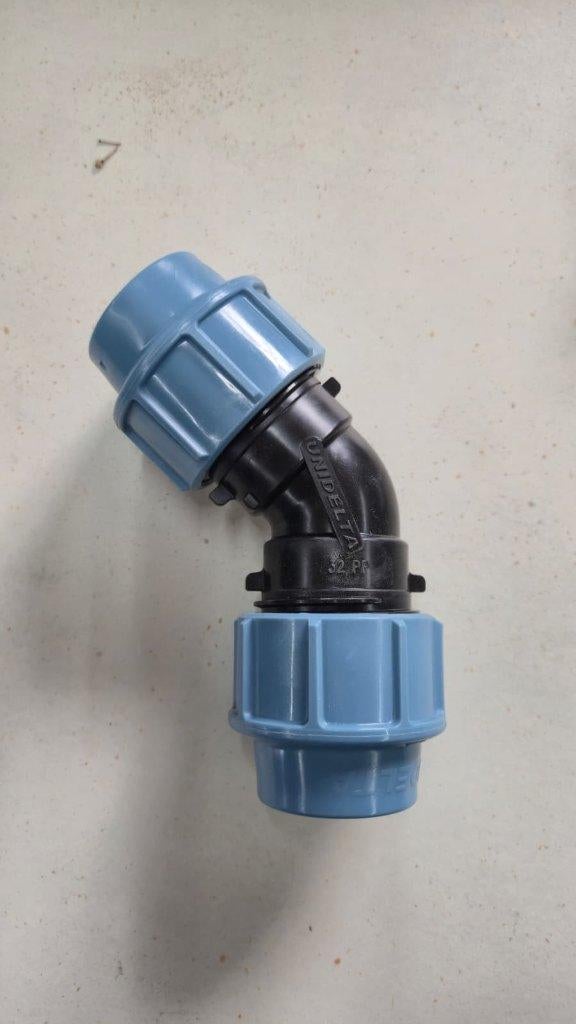 tyleen knie 45 graden 32mm, Overige materialen, Bochten, Nieuw, Minder dan 2 meter