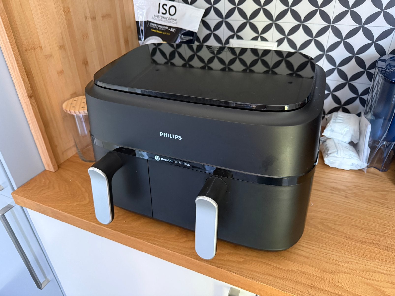 Airfryer van Philips, Witgoed en Apparatuur, Frituurpannen, Ophalen, Gebruikt, Duo-friteuse