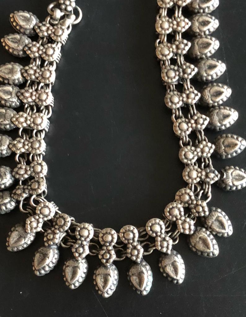 Horloge ketting, Ophalen of Verzenden, Gebruikt, Zilver, Overige materialen