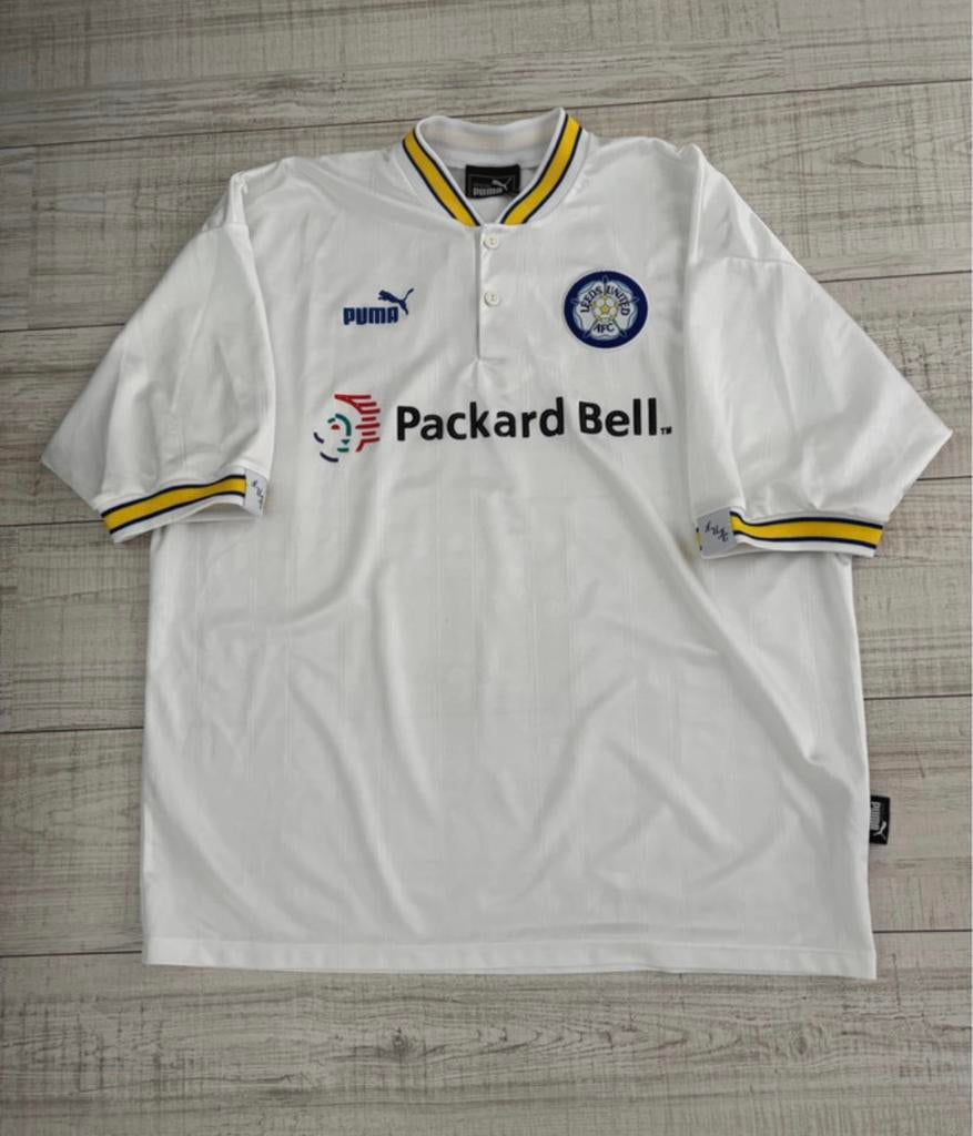 Leeds United thuisshirt 1996-1997 (XXL), Groter dan maat XL, Ophalen of Verzenden, Shirt