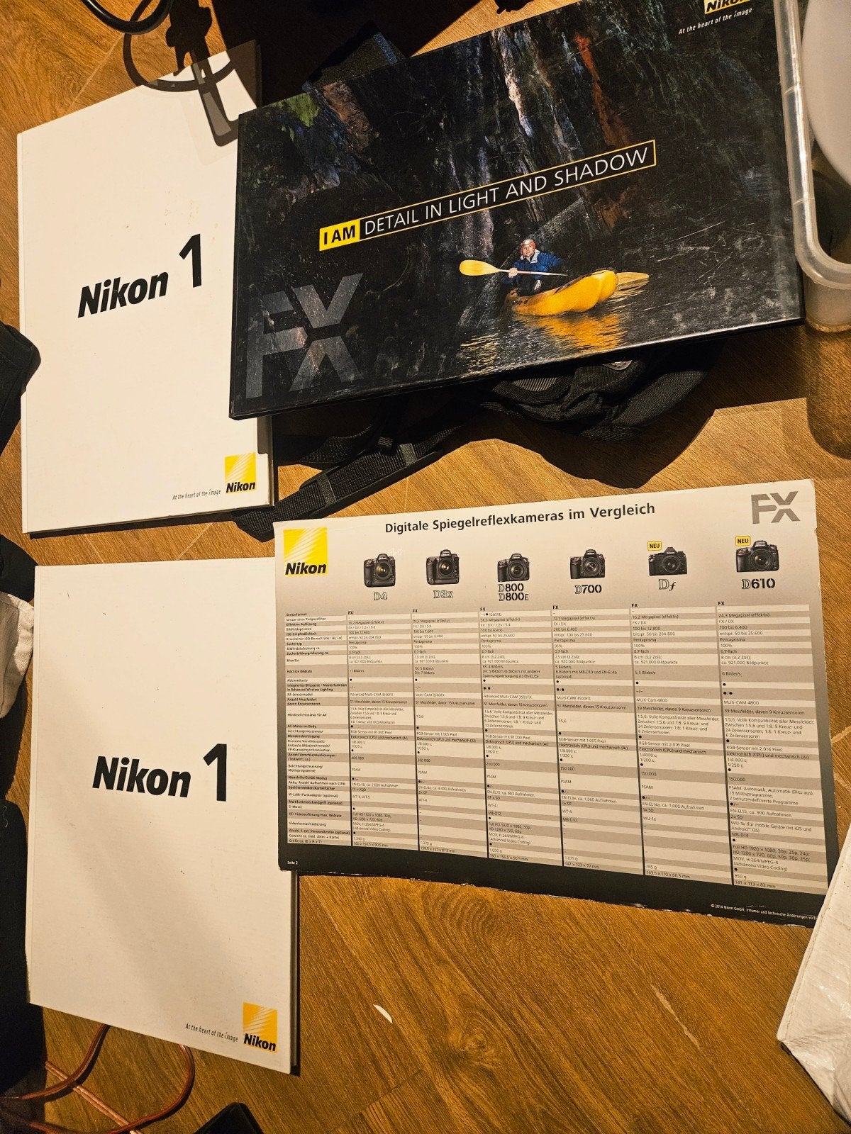 Nikon Brochures & Catalogus Collectie (Nikon 1, FX, DSLR), Boeken, Ophalen of Verzenden, Gelezen, Camera's