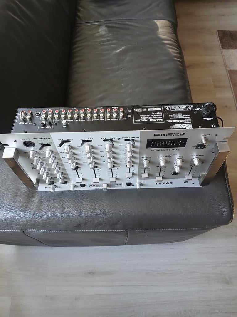 HQ Power Texas DJ Mixer - 4 kanalen met effecten, Muziek en Instrumenten, Ophalen of Verzenden, Gebruikt, Minder dan 5 kanalen