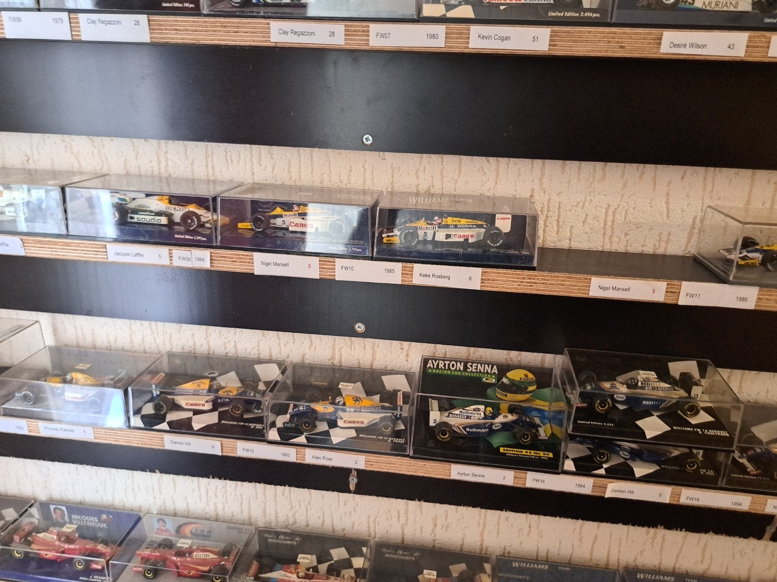Grote collectie Williams F1 M-hamps en Spark schaalmodellen, Ophalen, Nieuw, Overige typen