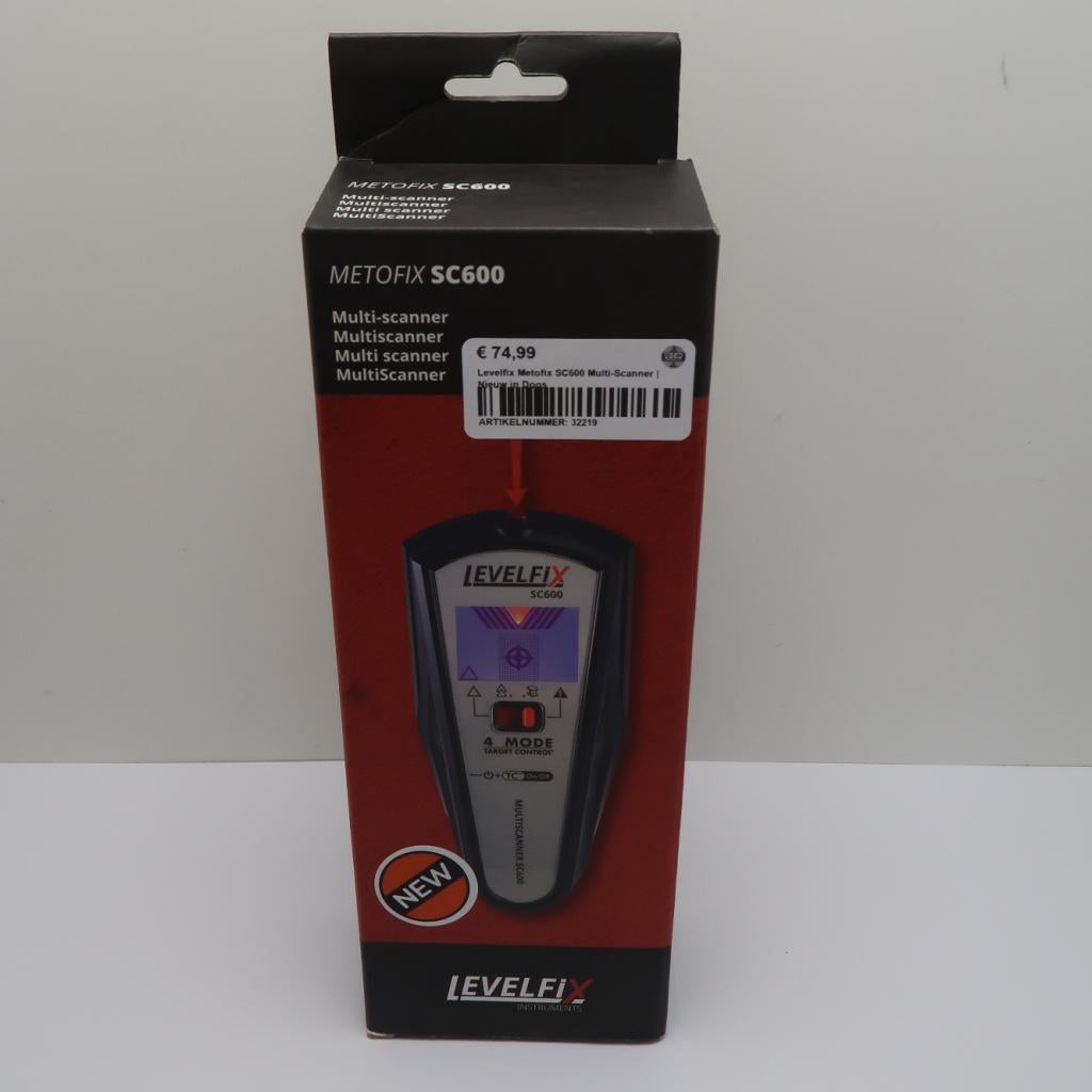 Levelfix Metofix SC600 Multi-Scanner | Nieuw in Doos, Doe-het-zelf en Verbouw, Niet ingevuld, Nieuw, Niet ingevuld, Niet ingevuld