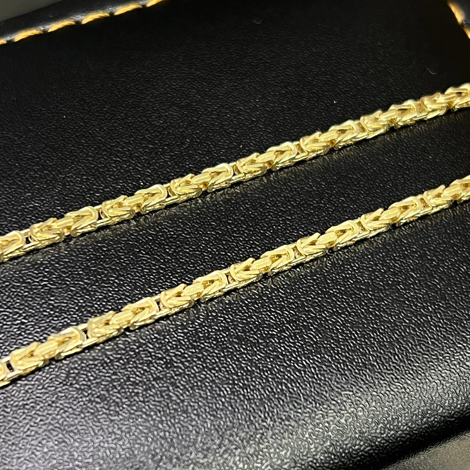 14 karaat gouden koningsketting prachtig ketting schakel, Ophalen of Verzenden, Zo goed als nieuw, Goud