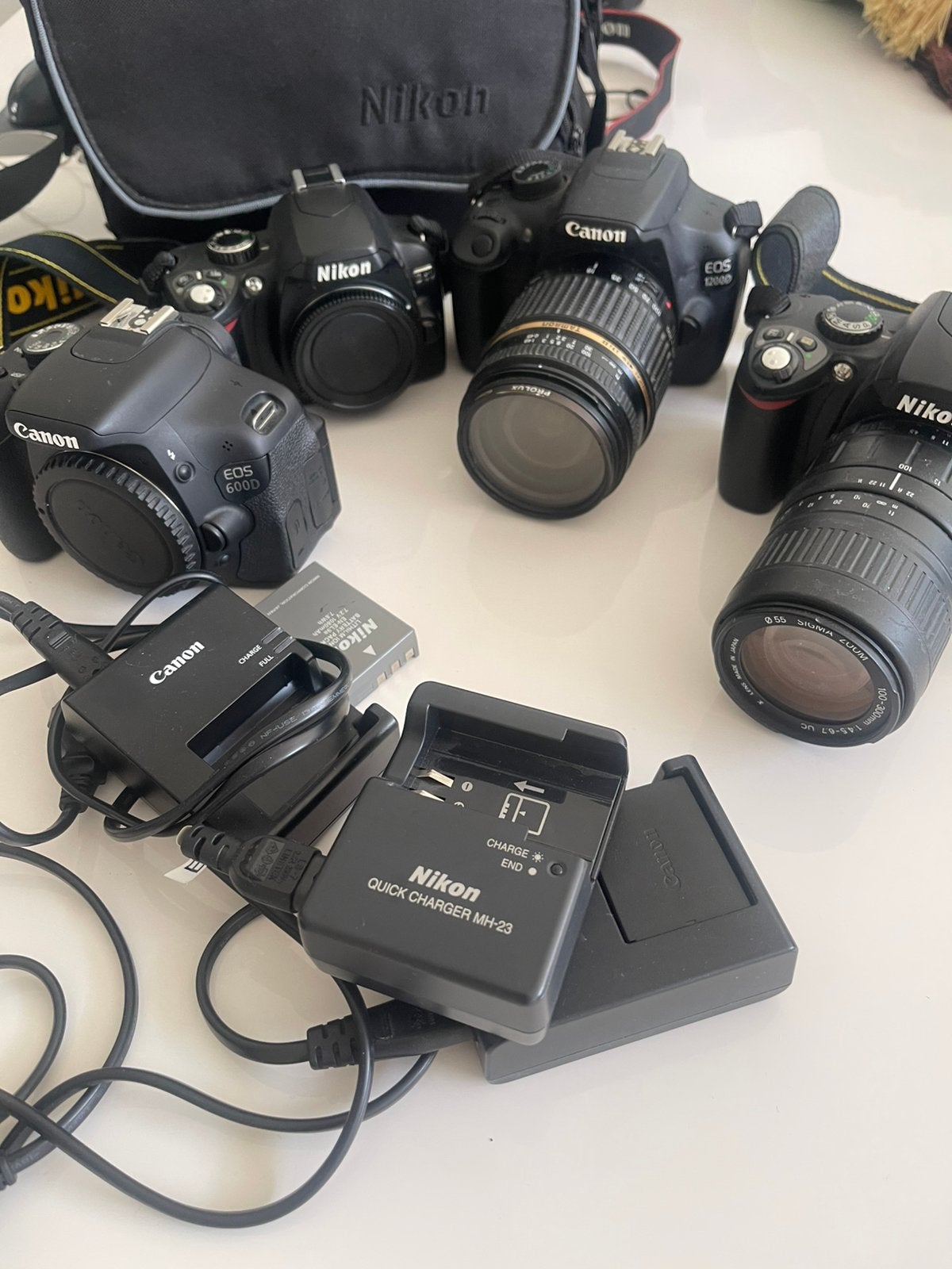 Te: koop 4x digitaal fotocamera, Audio, Tv en Foto, Fotocamera's Digitaal, Ophalen of Verzenden, Zo goed als nieuw, Canon, 8 keer of meer