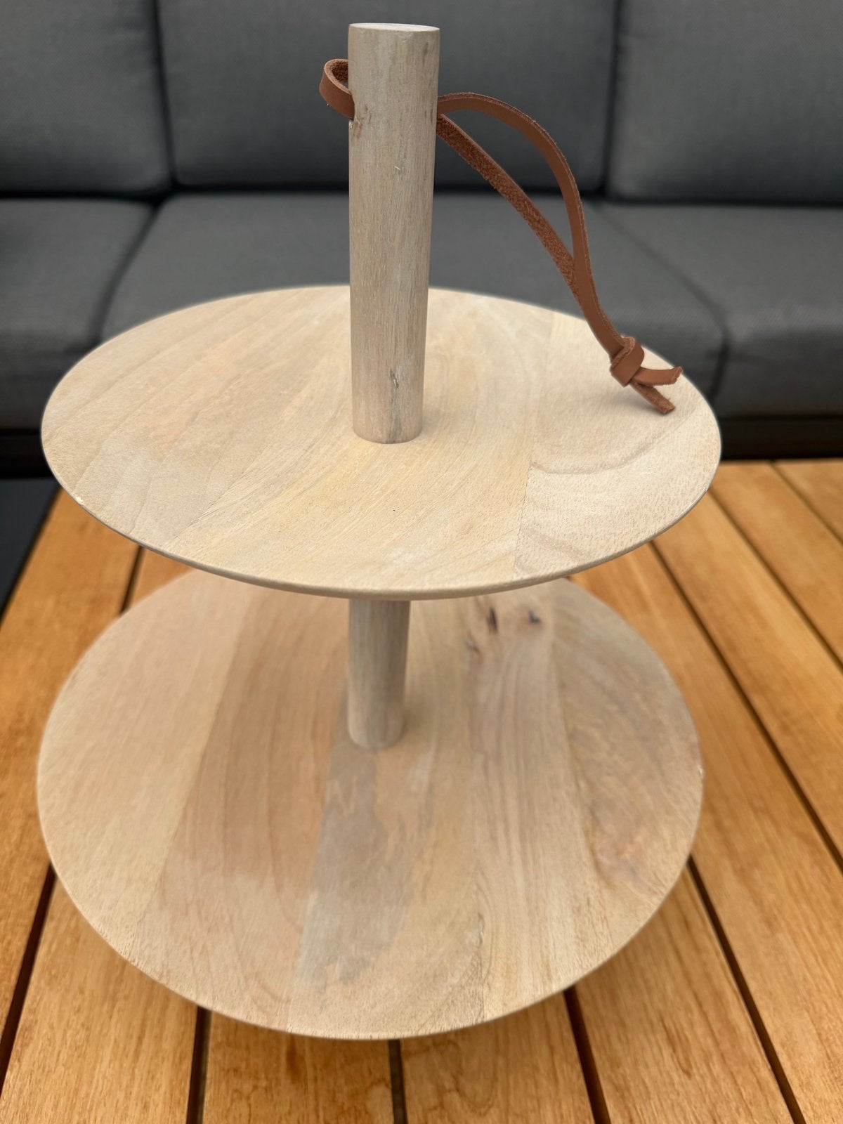 Nieuwe Riviera Maison Bellevaux Etagère - Mangohout, Ophalen of Verzenden, Nieuw, Etagère, Hout