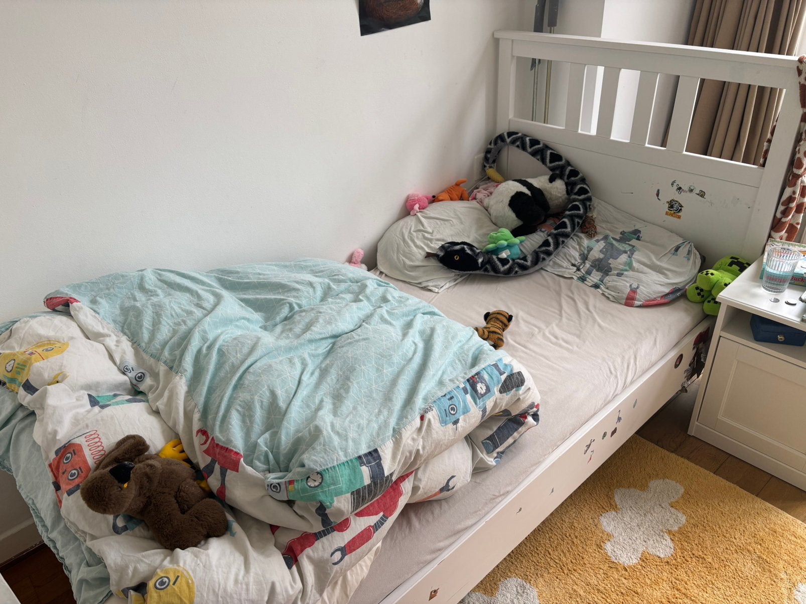 2 IKEA kinderbedden incl lattenbodem en matras, Kinderen en Baby's, Kinderkamer | Bedden, Ophalen, 85 tot 100 cm, Gebruikt, Lattenbodem