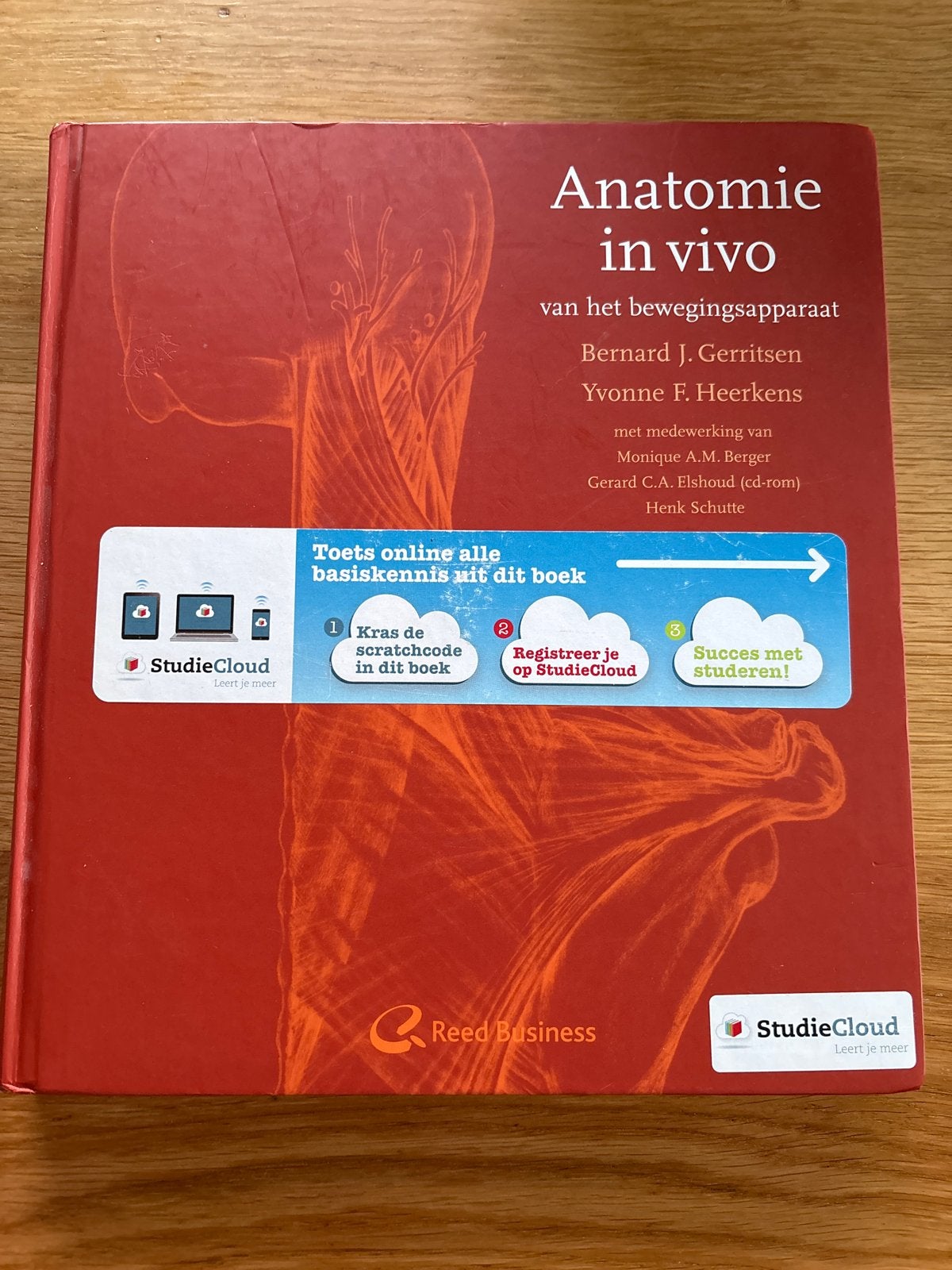 Anatomie in vivo - Bewegingsapparaat (Bernard J. Gerritsen), Boeken, Ophalen, Beta, Zo goed als nieuw, HBO