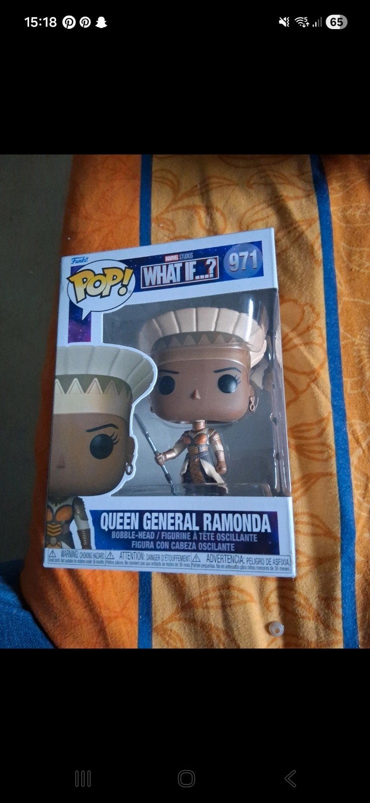 Funko Pop! Marvel What If...? Queen General Ramonda #971, Verzamelen, Ophalen of Verzenden, Nieuw