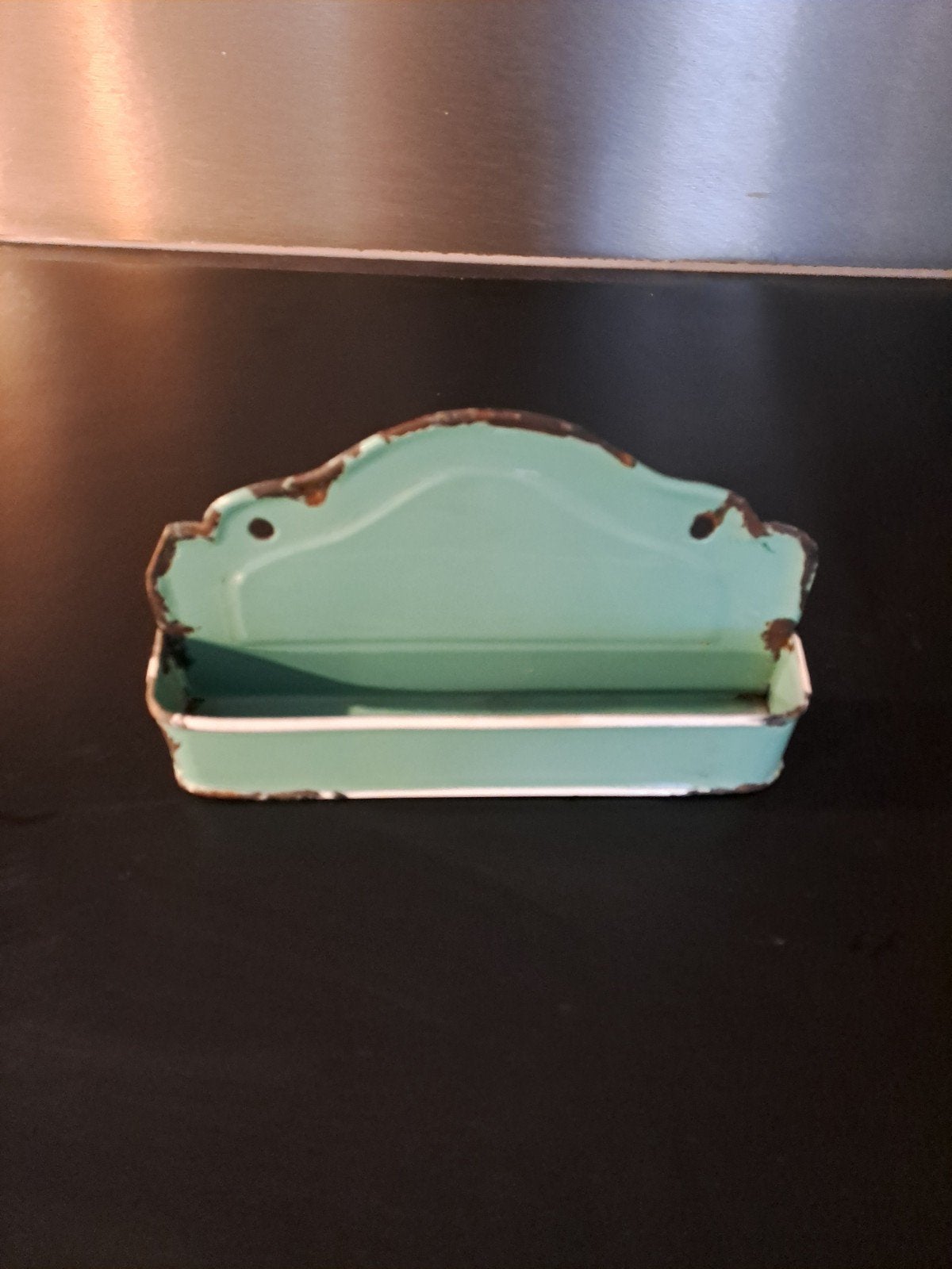 Nostalgisch geëmailleerd kammen of kruiden bakje, Ophalen of Verzenden