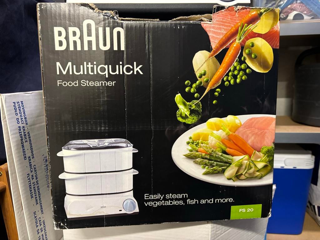 Braun Multiquick Food Steamer FS 20 - Stoomkoker, Ophalen, Gebruikt