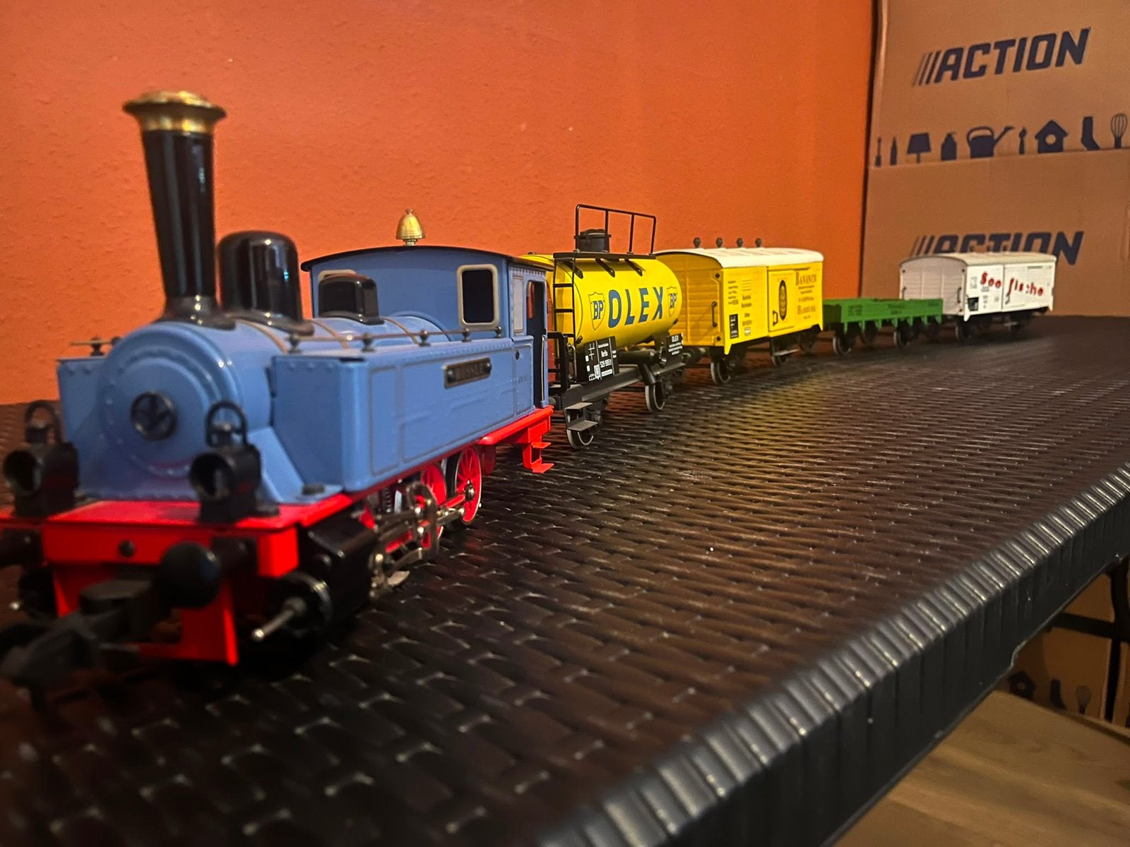 Märklin Maxi Treinset met Locomotief en Wagons nr 5450, Treinset, Gelijkstroom of Wisselstroom, Ophalen of Verzenden, Zo goed als nieuw