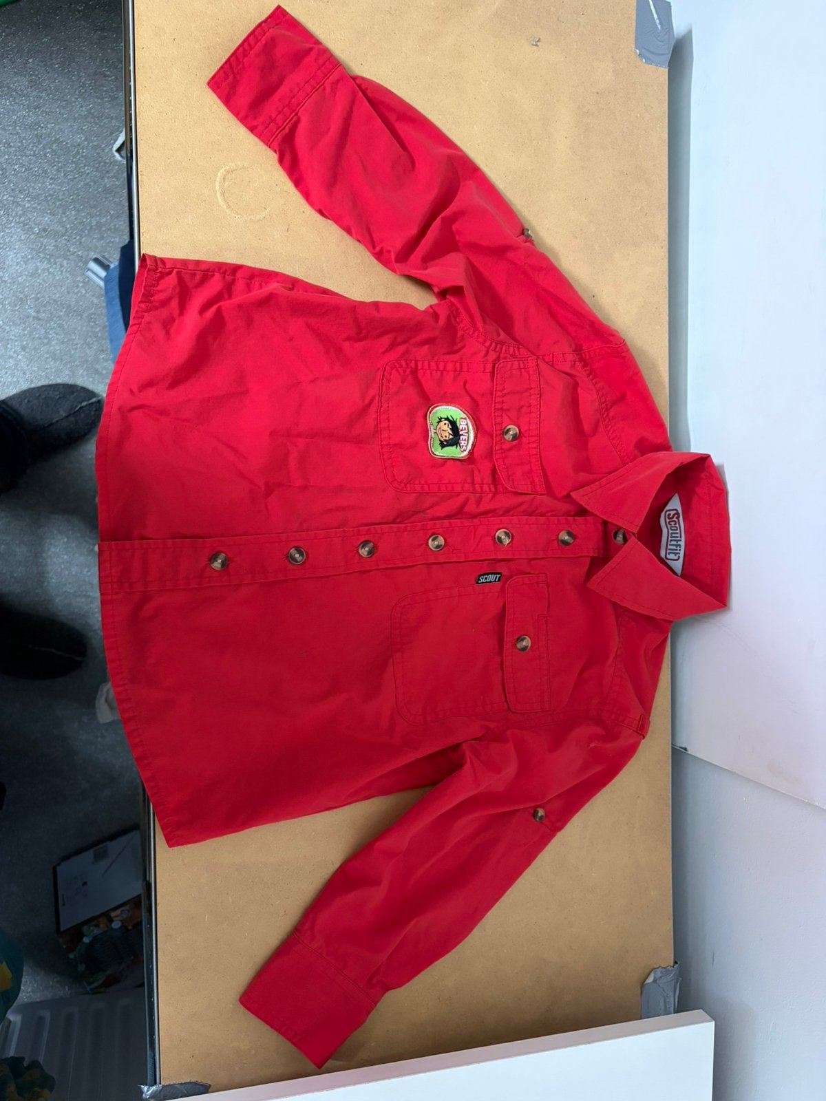 Bevers scoutfit uniform maat 116, Ophalen of Verzenden, Gebruikt, Kleding