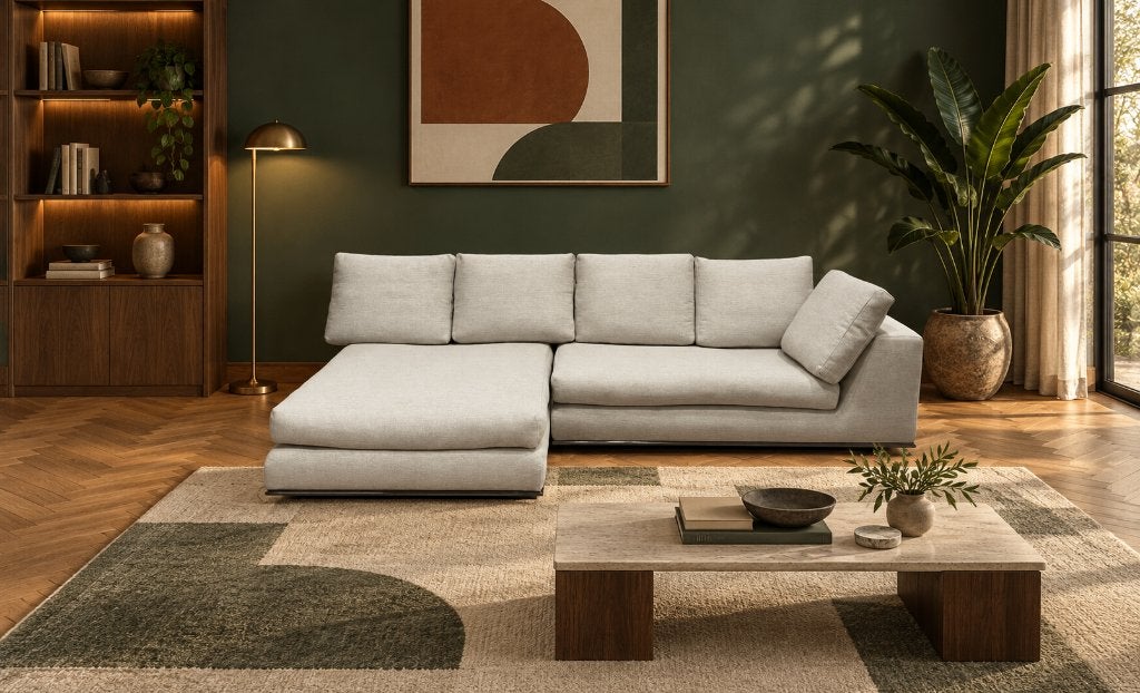 NIEUW Minotti Hamilton Hoekbank Daybed + GARANTIE, 250 tot 300 cm, Minotti, Hoekbank, Nieuw
