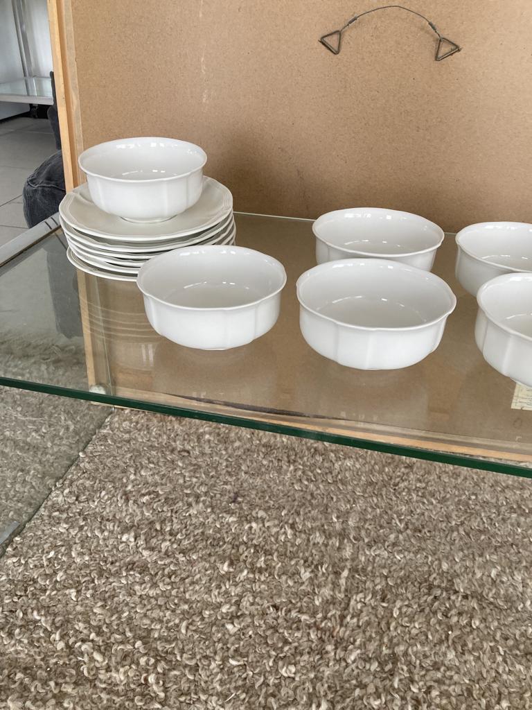 Villeroy en Boch Manoir 6x  soepkom+schotel 20euro p.st, Huis en Inrichting, Keuken | Servies, Ophalen, Zo goed als nieuw, Kom(men)