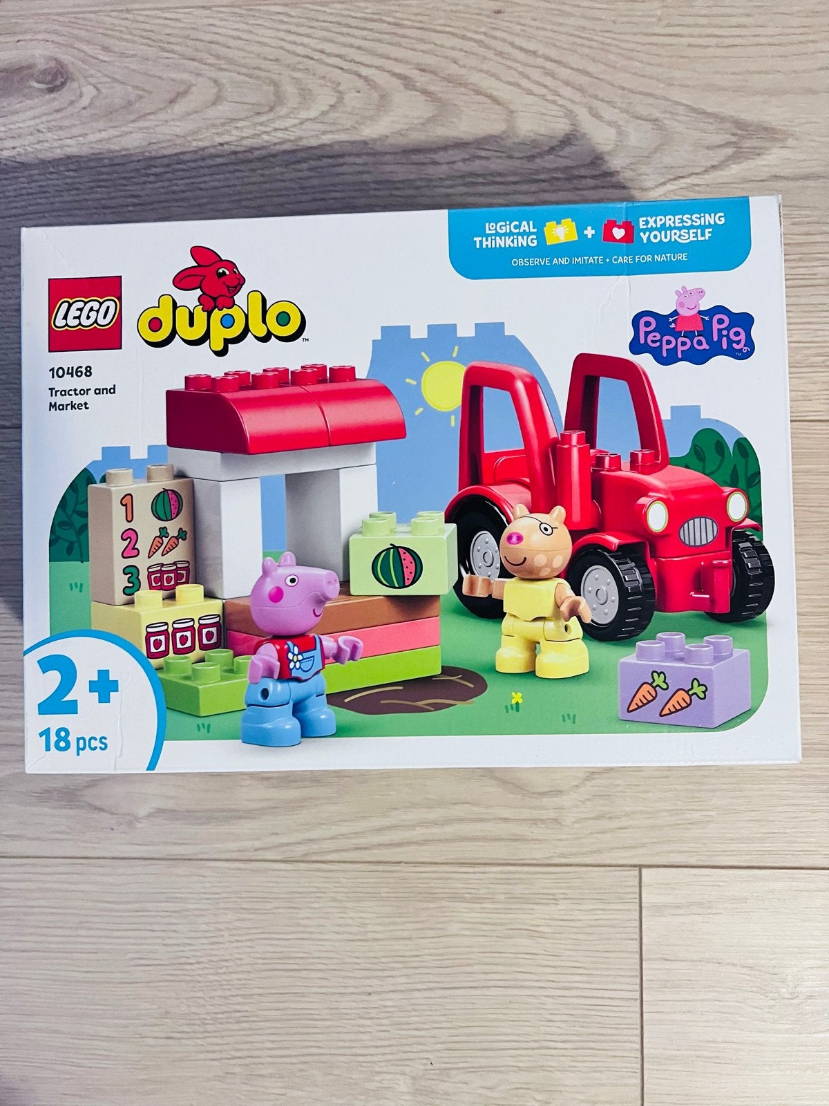 Lego Duplo Peppa Pig Tractor en Markt (10468) - 18 stuks, Ophalen, Nieuw