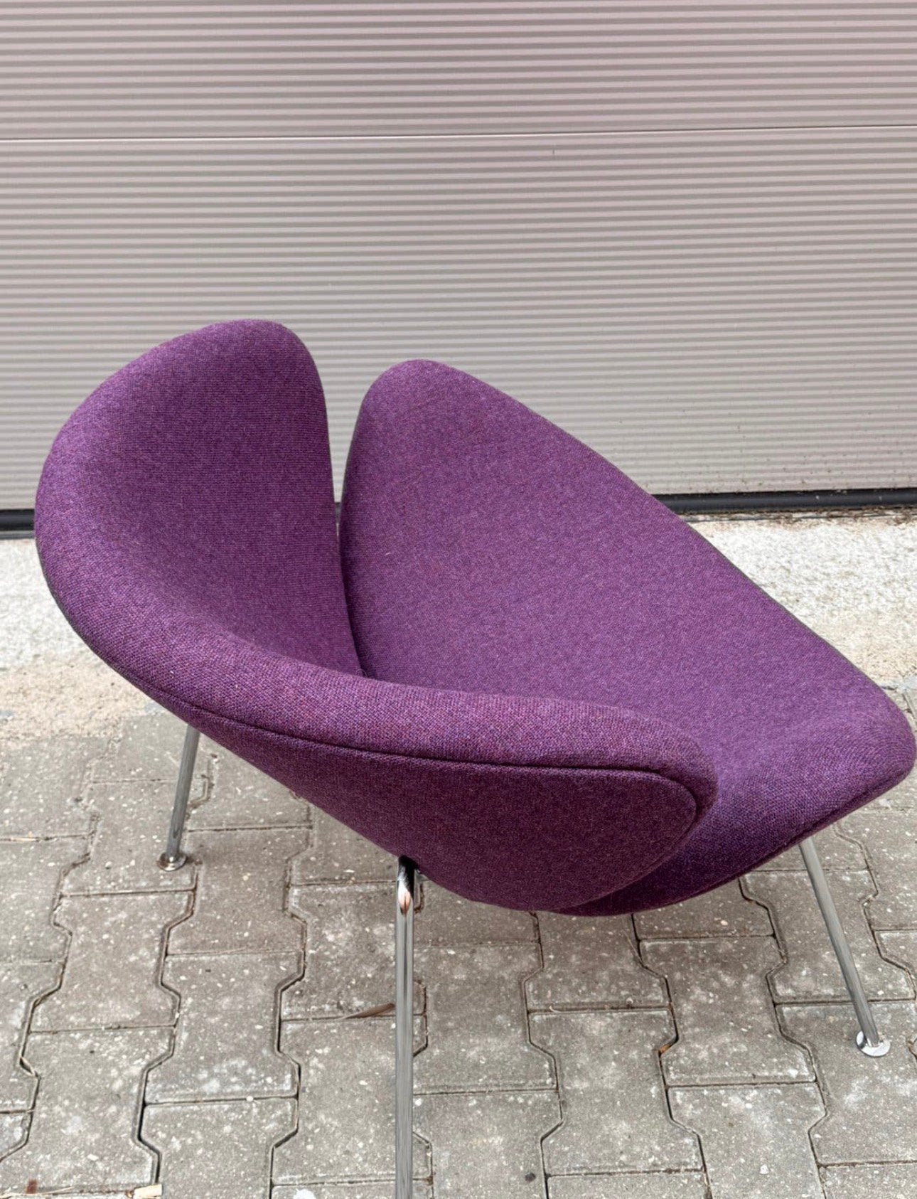 Artifort Orange slice fauteuil F437 - Pierre Paulin -, Huis en Inrichting, Fauteuils, Ophalen, Luxe design, 75 tot 100 cm, Zo goed als nieuw
