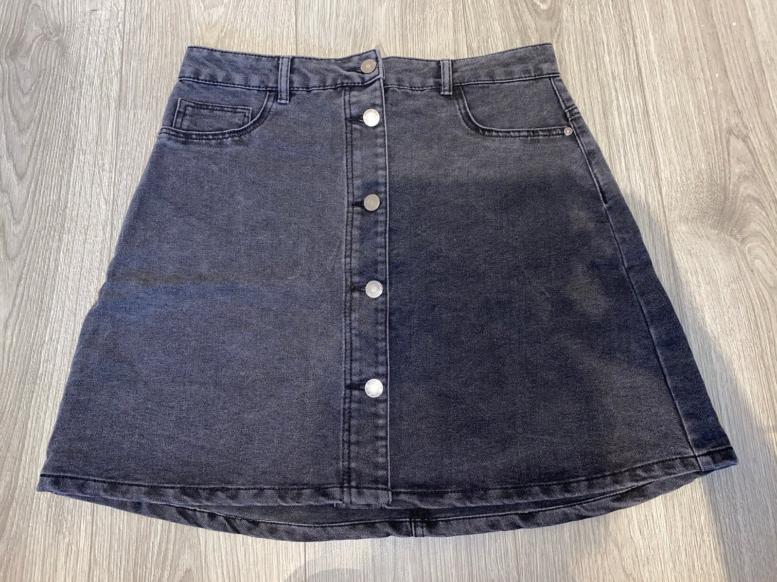 Noisy may zwarte denim spijker skater rok skirt maat L, Kleding | Dames, Rokken, Maat 42/44 (L), Ophalen of Verzenden, Zo goed als nieuw