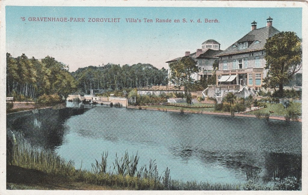 den haag- park zorgvliet 1919, Ophalen of Verzenden, Voor 1920, Zuid-Holland