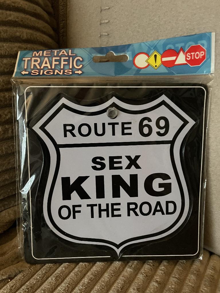 Route 69, sex king , autoraambord, Ophalen of Verzenden, Www.pand50.nl, Info@pand50.nl, Printer 29B Coevorden