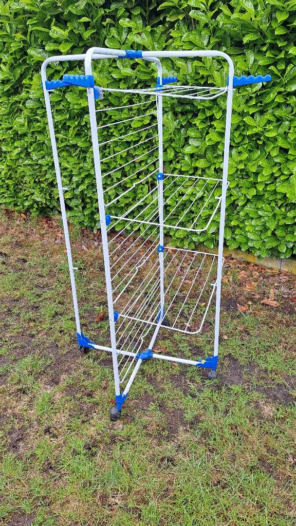 Compact droogrek vierkant - ruimtebesparend opbergen, Ophalen, Zo goed als nieuw, Droogmolen