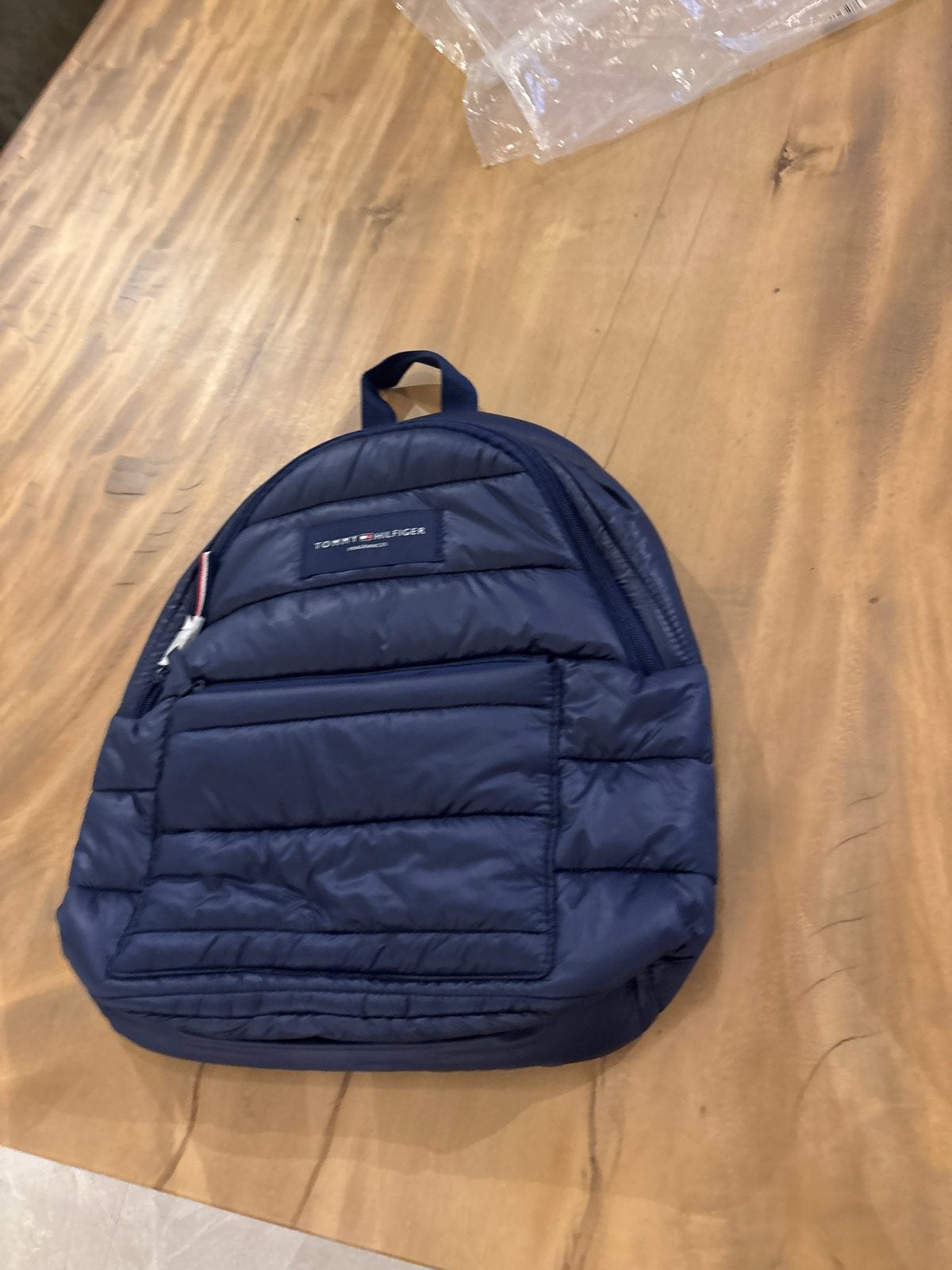 Nieuwe Tommy Hilfiger Puffer Rugzak - Donkerblauw, Sieraden, Tassen en Uiterlijk, Minder dan 30 cm, Nieuw, Minder dan 25 cm, Ophalen