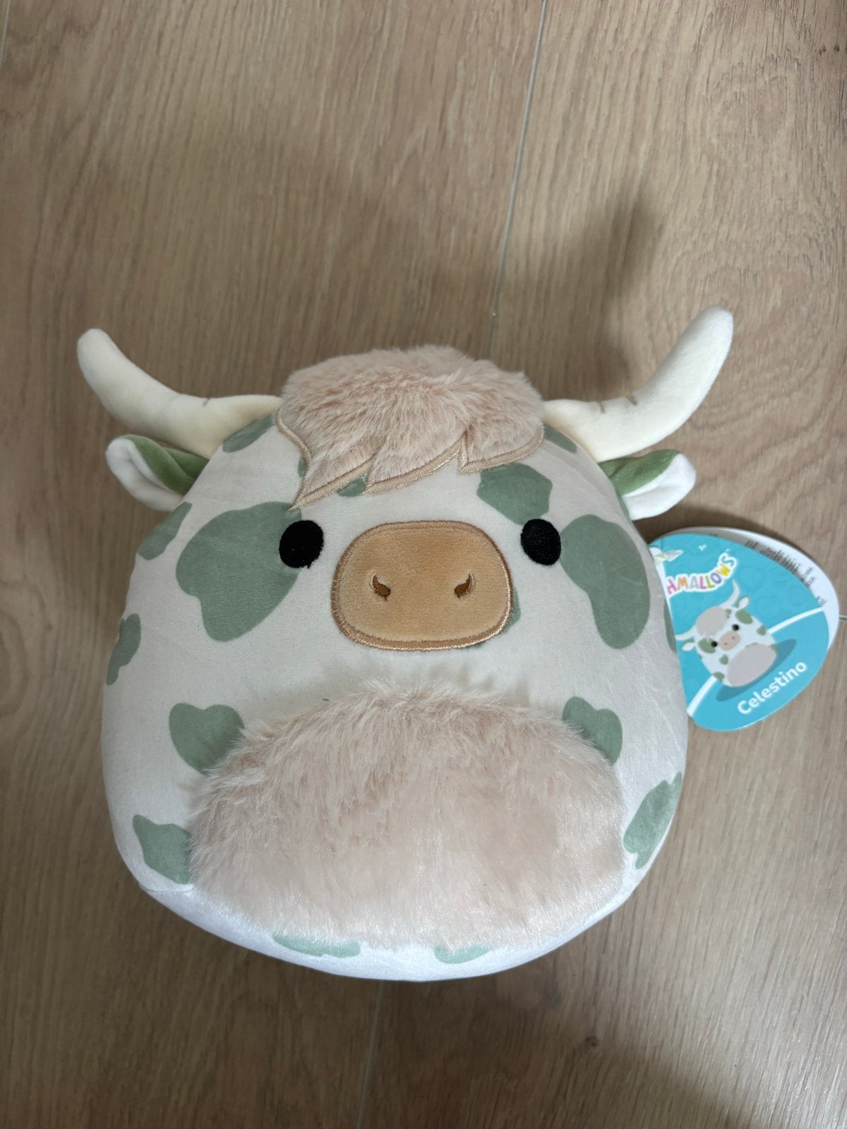 Squishmallow Celestino de Koe - nieuw, Ophalen, Overige karakters, Nieuw, Met label