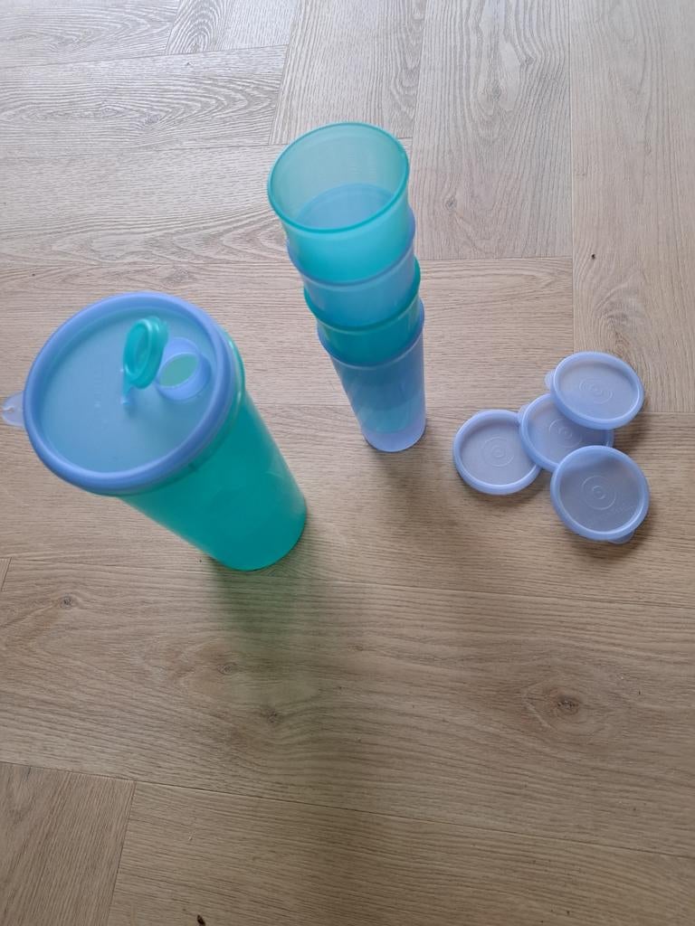 Tupperware kan en bekers, Ophalen of Verzenden, Zo goed als nieuw, Overige typen