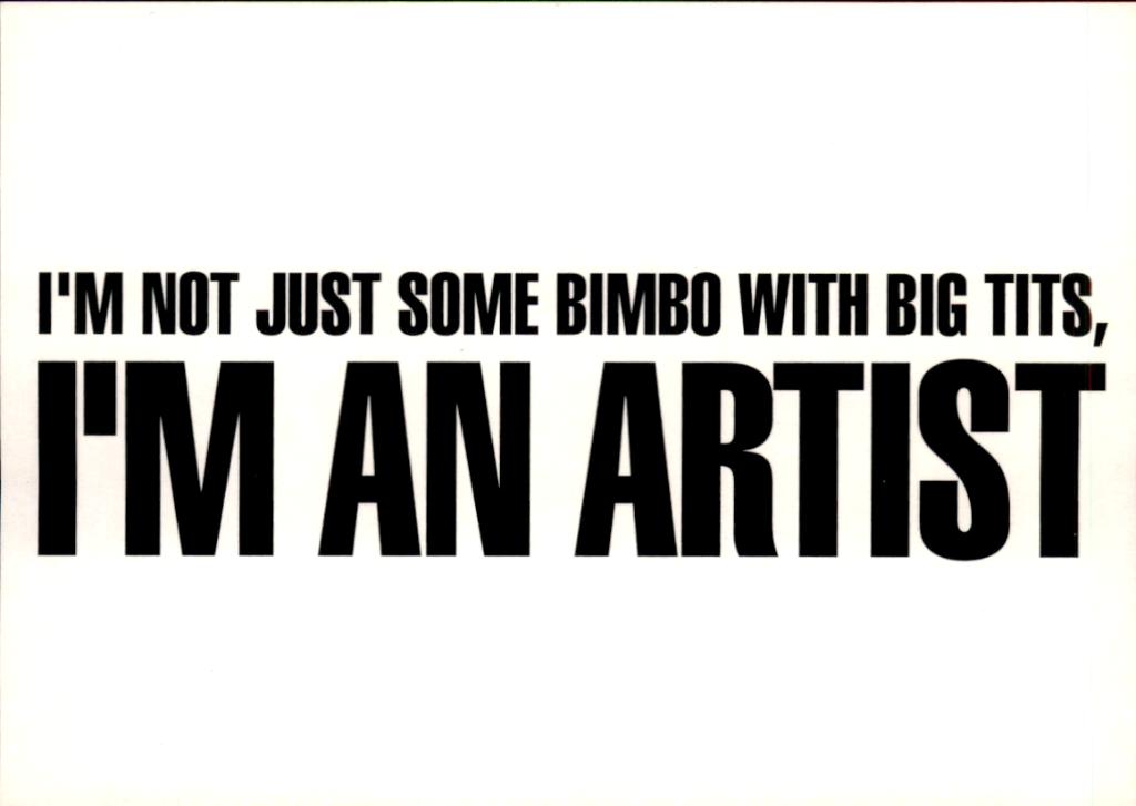 I'm not just some bimbo with big tits...., Verzamelen, Verzenden, 1980 tot heden, Ongelopen, Overige thema's