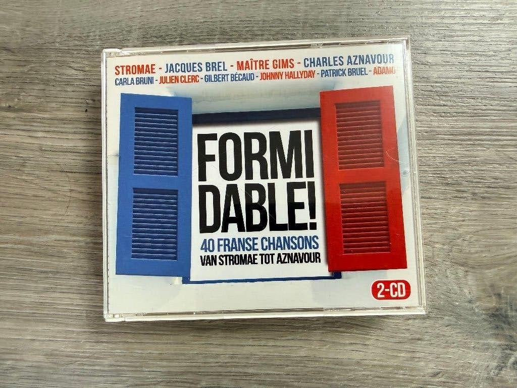 2 cd Formidable - 40 Franstalige Liedjes Chansons Vakantie, Ophalen of Verzenden, Gebruikt