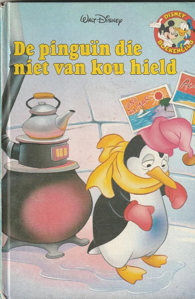 De pinguin die niet van kou hield (2) walt disney jaren 70, Ophalen of Verzenden, Gelezen, Fictie algemeen