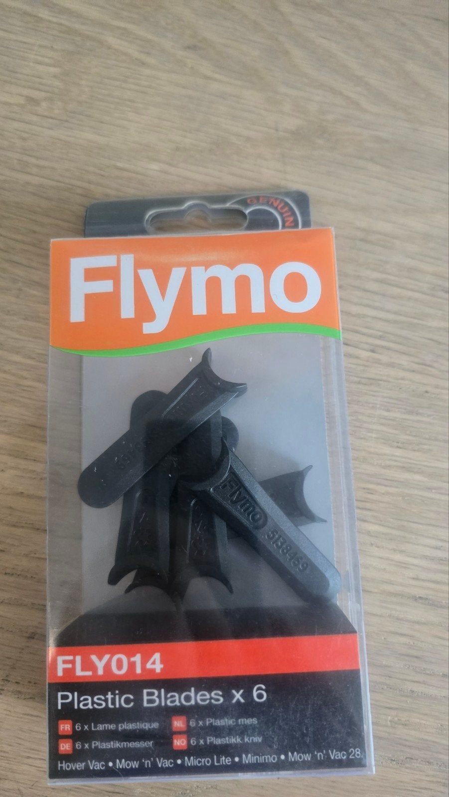 Flymo FLY014 Plastic Blades x 6 - Nieuw, Ophalen of Verzenden, Nieuw, Flymo