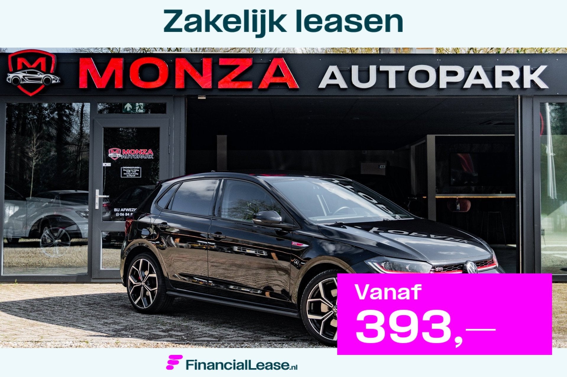 Volkswagen Polo 2.0 TSI GTI | Digital Dash | DSG |Dealer Ond, Gebruikt, Zwart, Zwart, Bedrijf