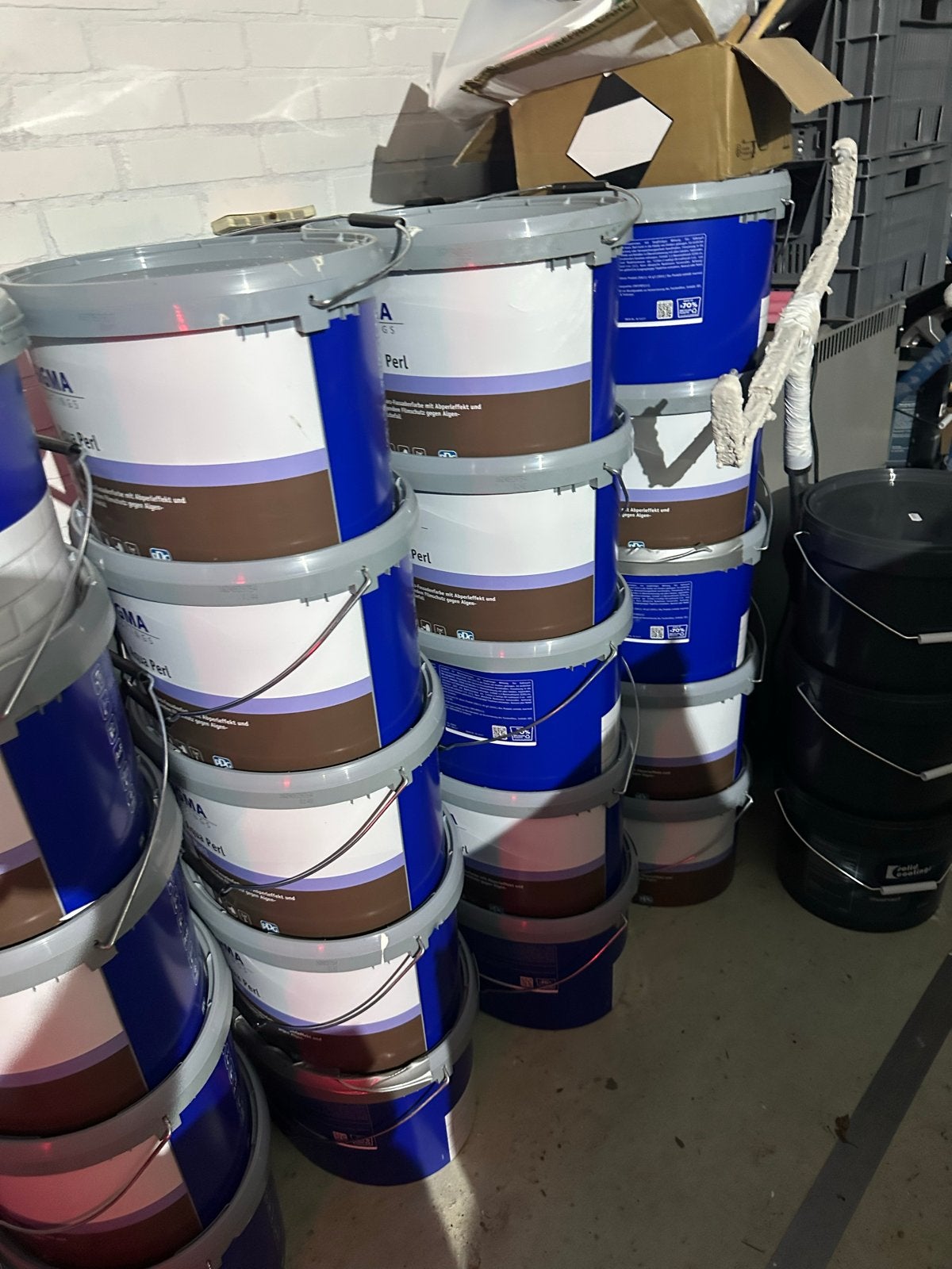 Sigma Buiten Latex Watergedragen - Wit & Donker - 12,5L, Doe-het-zelf en Verbouw, Ophalen, Nieuw, Overige typen