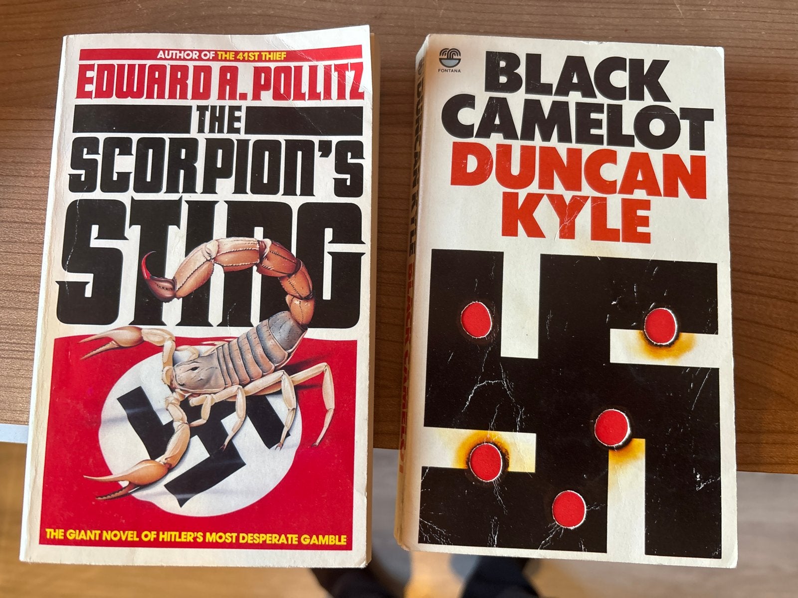 Twee Tweede Wereldoorlog romans: The Scorpion's Sting & Blac, Ophalen of Verzenden, Tweede Wereldoorlog, Gelezen, Algemeen