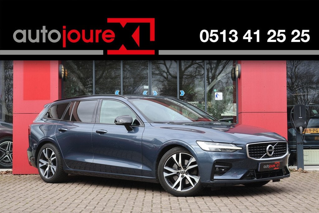 Volvo V60 2.0 T4 R-Design | Intellisafe Pro Line | Harman/Ka, Auto's, Volvo, 1969 cc, Blauw, 1603 kg, 93 €/maand