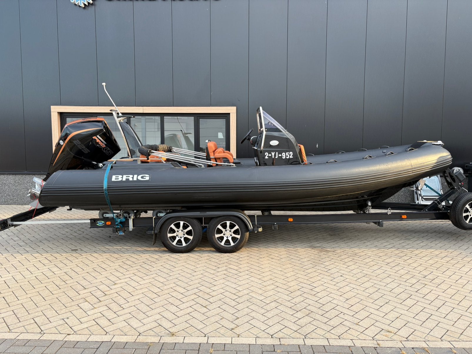 BRIG Eagle 6.7 | 225 pk V8 Mercury | Inclusief trailer, Zo goed als nieuw, 7 m, Ophalen, Polyester/glasvezel