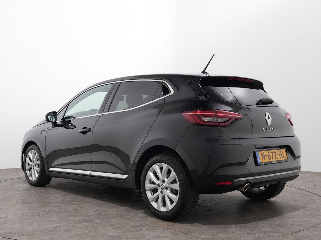 Renault Clio 1.0 TCE 90PK INTENS | Navi | Cruise | Carplay, 1071 kg, Gebruikt, Leder en Stof, Origineel Nederlands