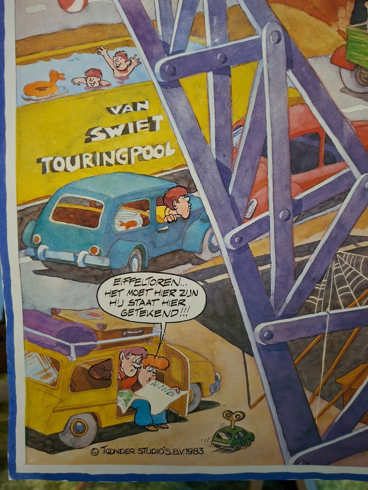 100 jaar ANWB poster. Toonder Studio's. B.V. 1983, Ophalen, A1 t/m A3