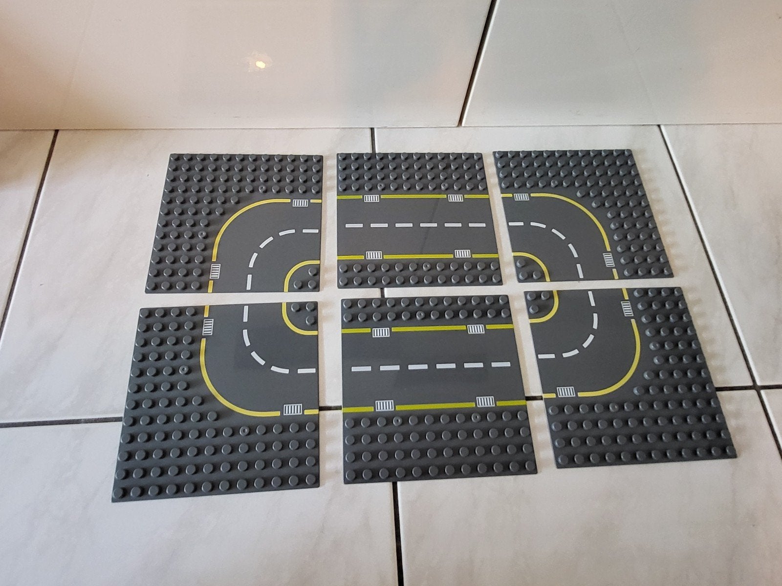 Bouwplaten met wegen, Gebruikt, Onbekend, Ophalen of Verzenden, Onbekend