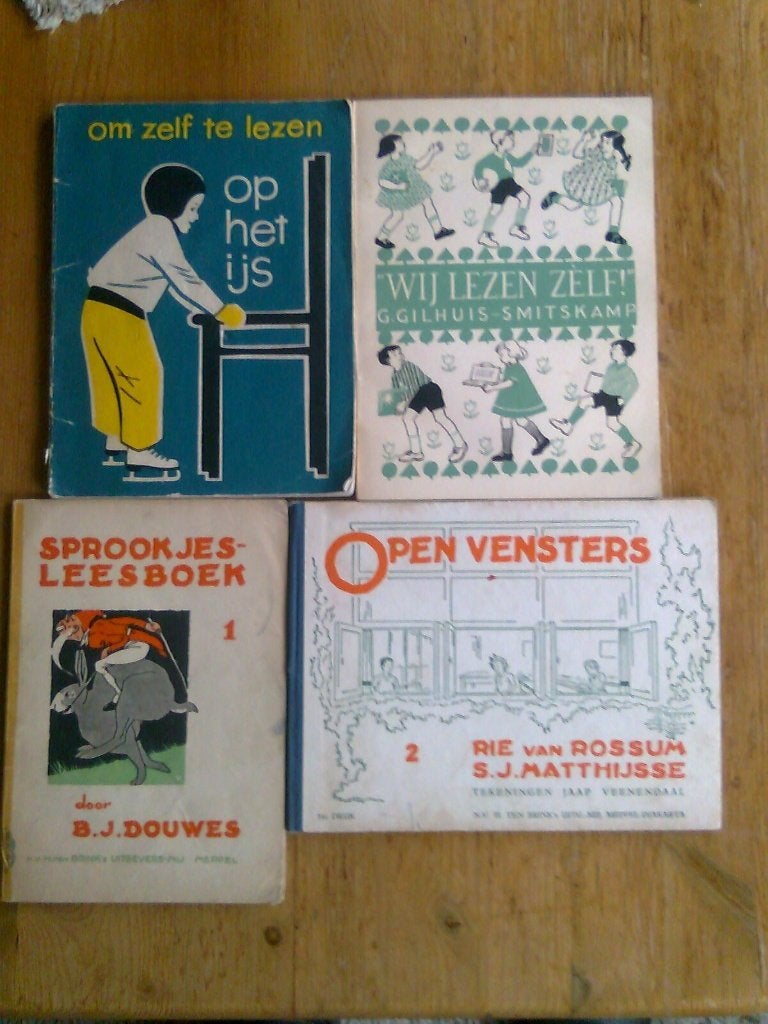 Op het ijs, en andere oude schoolboekjes, Ophalen of Verzenden, Gelezen, Fictie algemeen