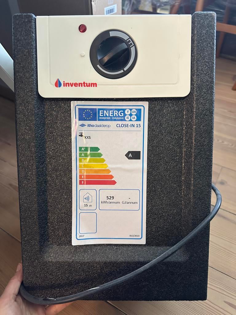 Inventum Q10 Boiler - 10 Liter, 2000W, Ophalen, Boiler, Zo goed als nieuw, Minder dan 20 liter
