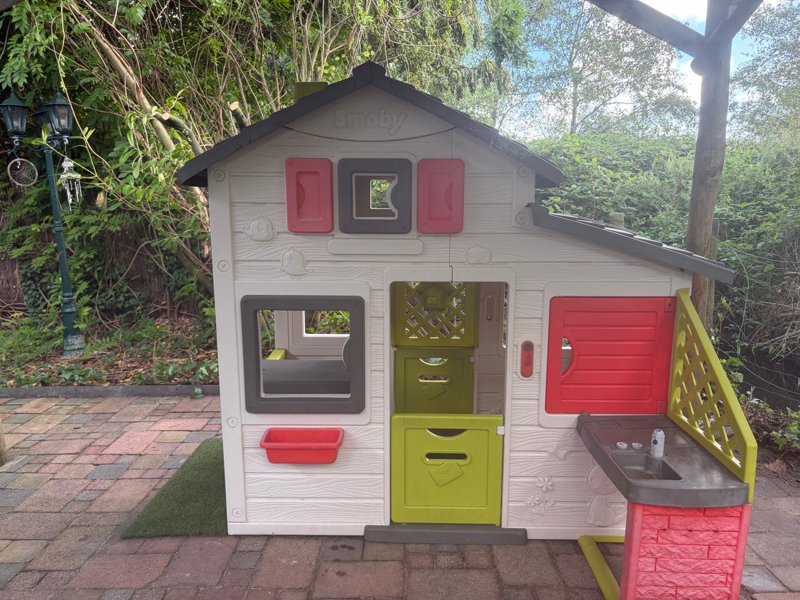 Smoby Speelhuis Friends met keuken en deurbel, Ophalen, Gebruikt, Kunststof