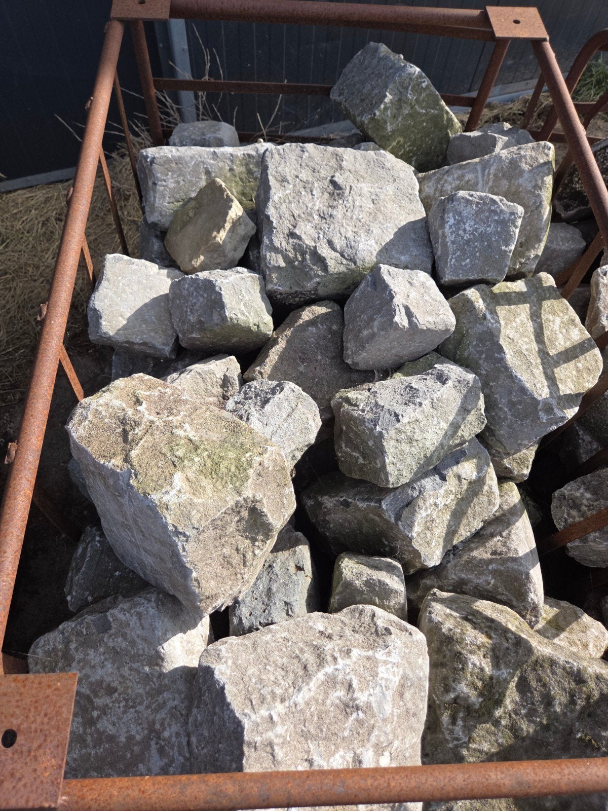 basaltblokken kasseien, Tuin en Terras, Ophalen, Graniet